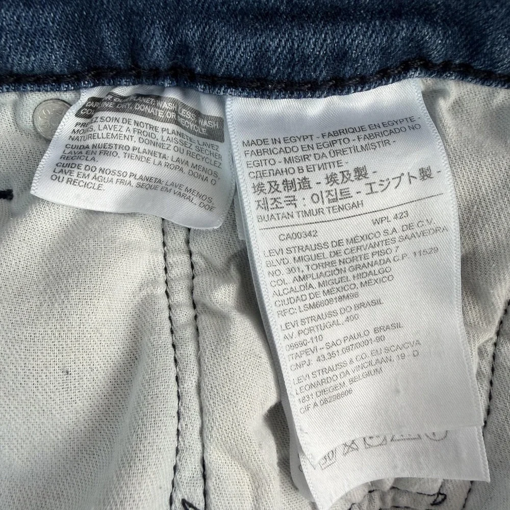 Levis 514 Jeans Mens 33x30 Medium Wash Blue Denim Regular Straight Casual Pants